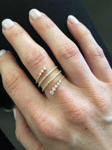 Diamond Spiral Ring | Harrisons Collection