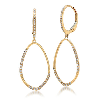 Diamond Hoop Earrings | Harrisons Collection