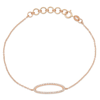 Open Oval Chain Bracelet