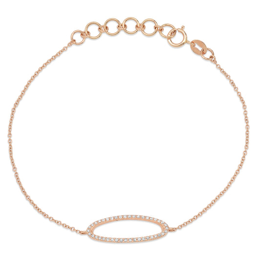 Open Oval Chain Bracelet
