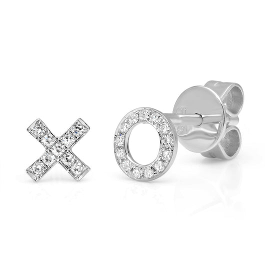 XO Diamond Studs | Harrisons Collection