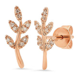 Leaf Studs | Harrisons Collection
