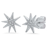Diamond Starburst Studs | Harrisons Collection