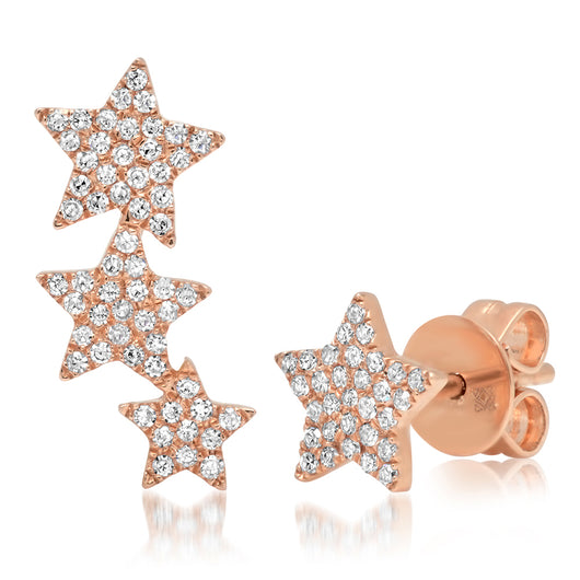 Diamond Star Stud & Climber | Harrisons Collection