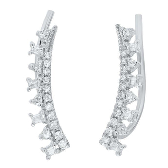Diamond Ear Climbers | Harrisons Collection