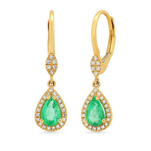 Emerald Drop Earrings