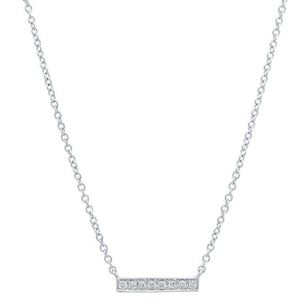 Mini Diamond Bar Necklace | Harrisons Collection