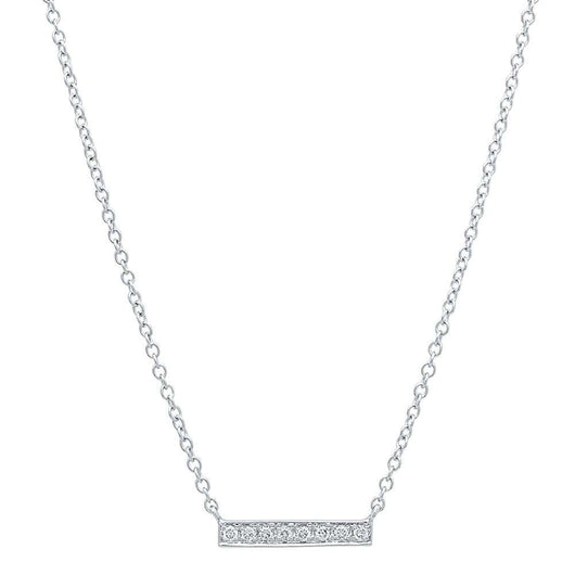 Mini Diamond Bar Necklace | Harrisons Collection