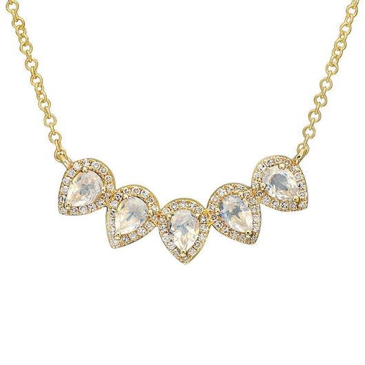 Mini Pear Shape Necklace | Harrisons Collection
