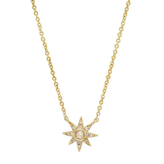 Mini Diamond Sun Necklace | Harrisons Collection