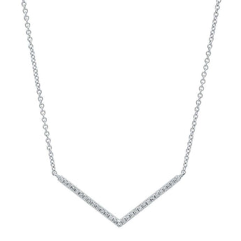 Diamond Chevron Necklace | Harrisons Collection