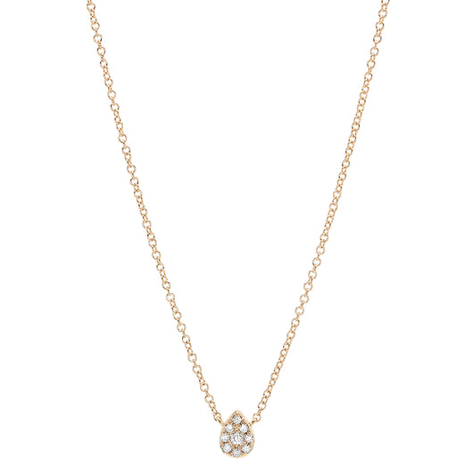 Pave Diamond Pear Choker | Harrisons Collection