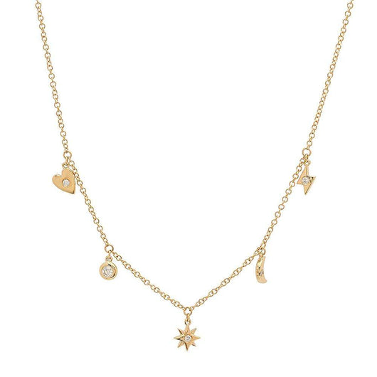 Diamond Charm Necklace | Harrisons Collection
