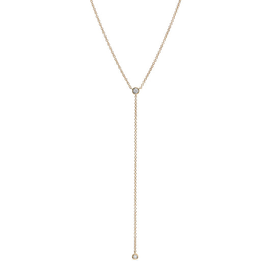 Diamond Solitaire Lariat | Harrisons Collection