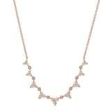 Diamond Trio Station Necklace | Harrisons Collection