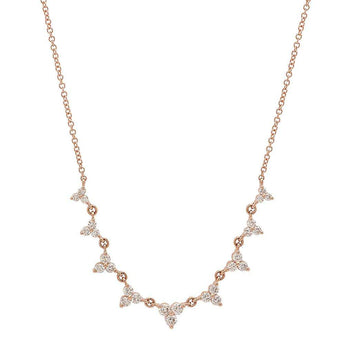 Diamond Trio Station Necklace | Harrisons Collection