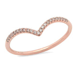 Diamond Chevron Ring | Harrisons Collection