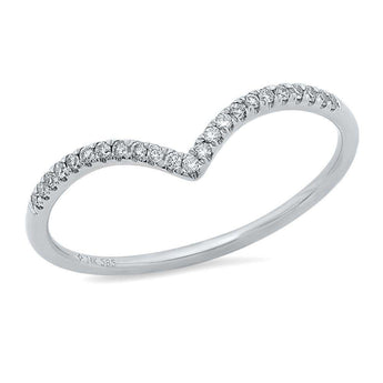 Diamond Chevron Ring | Harrisons Collection