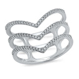 Triple Chevron Diamond Ring | Harrisons Collection