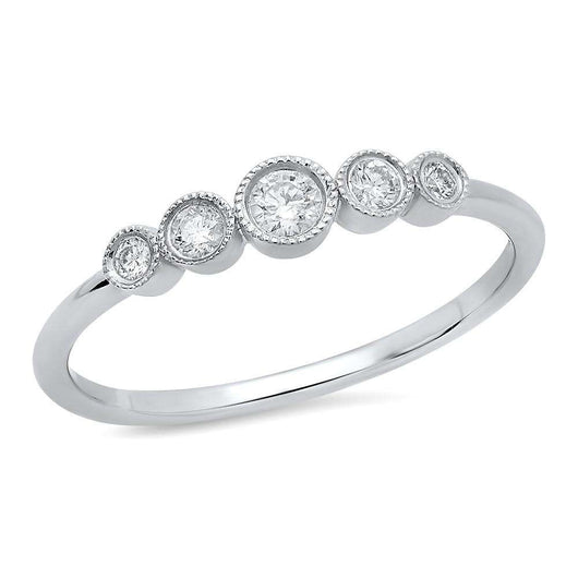 Diamond Bezel Ring | Harrisons Collection