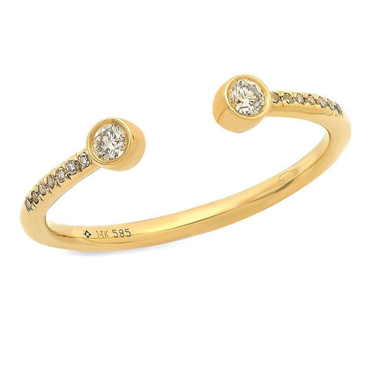 Diamond Bezel Ring | Harrisons Collection