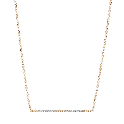 Diamond Bar Necklace | Harrisons Collection