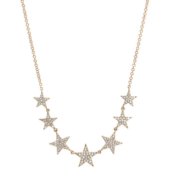 Diamond Star Necklace | Harrisons Collection