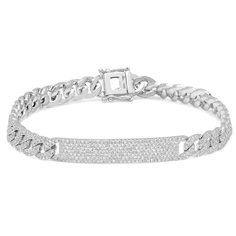 Pave Diamond Chain Link Bracelet | Harrisons Collection