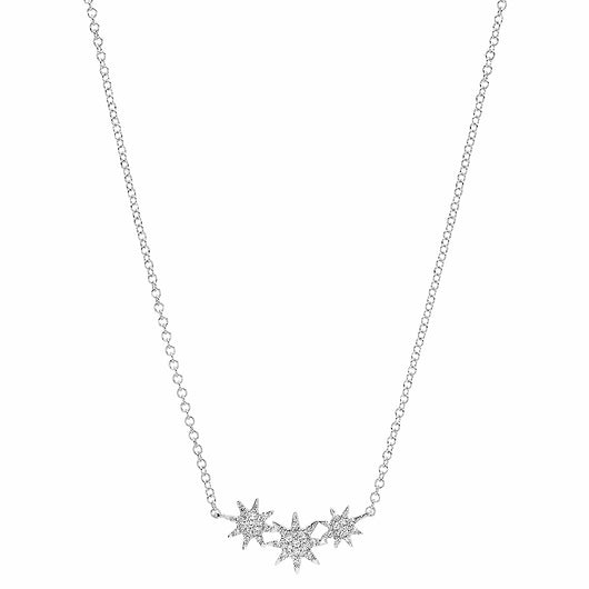 Diamond Starburst Necklace | Harrisons Collection