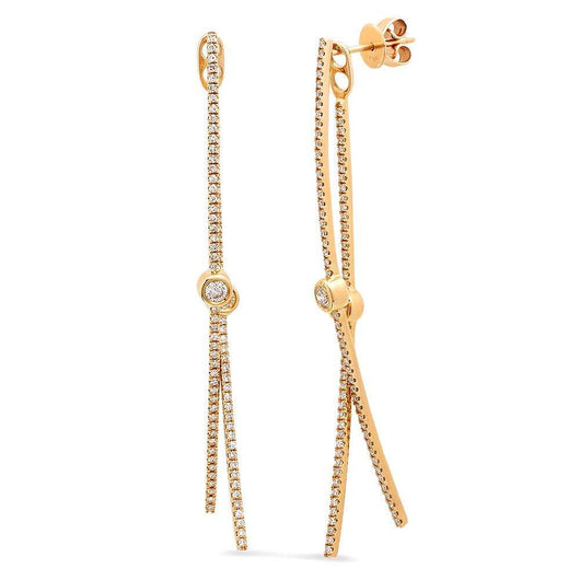 Long Double Stick Earring Jackets | Harrisons Collection