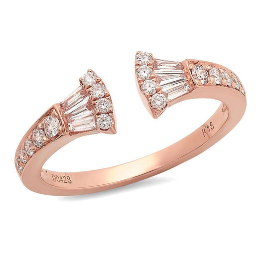 Baguette Diamond Fan Ring | Harrisons Collection