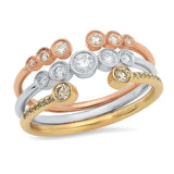 Diamond Bezel Ring | Harrisons Collection