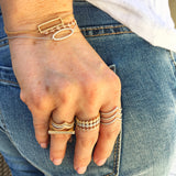Triple Chevron Diamond Ring | Harrisons Collection