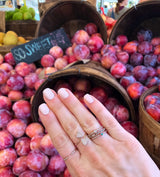 Center Diamond Bezel Ring | Harrisons Collection