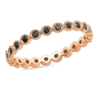 Black Diamond Eternity Band | Harrisons Collection